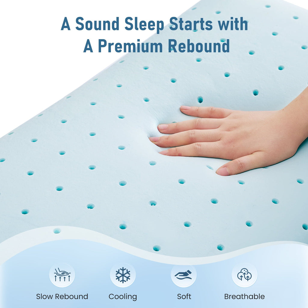 Hotel Collection Memory Foam Pillow for Bed, Cooling Pillow with Extra Height Pad, Supportive Bed Pillow for Side, Back & Hot Sleepers... - Orthopedic Shredded Foam Bed Pillow Set Detail