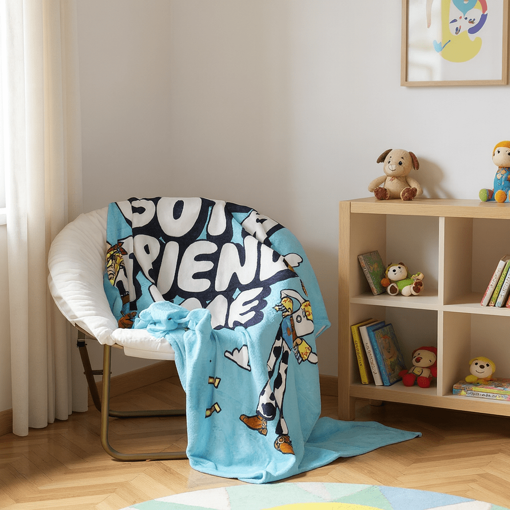 Cozy Fleece Kids Silk Touch Throw Blanket, You've Got a Friend, Multicolor, 62" x 90" - Lightweight Plush Warm Blanket for All Seasons - Default Title