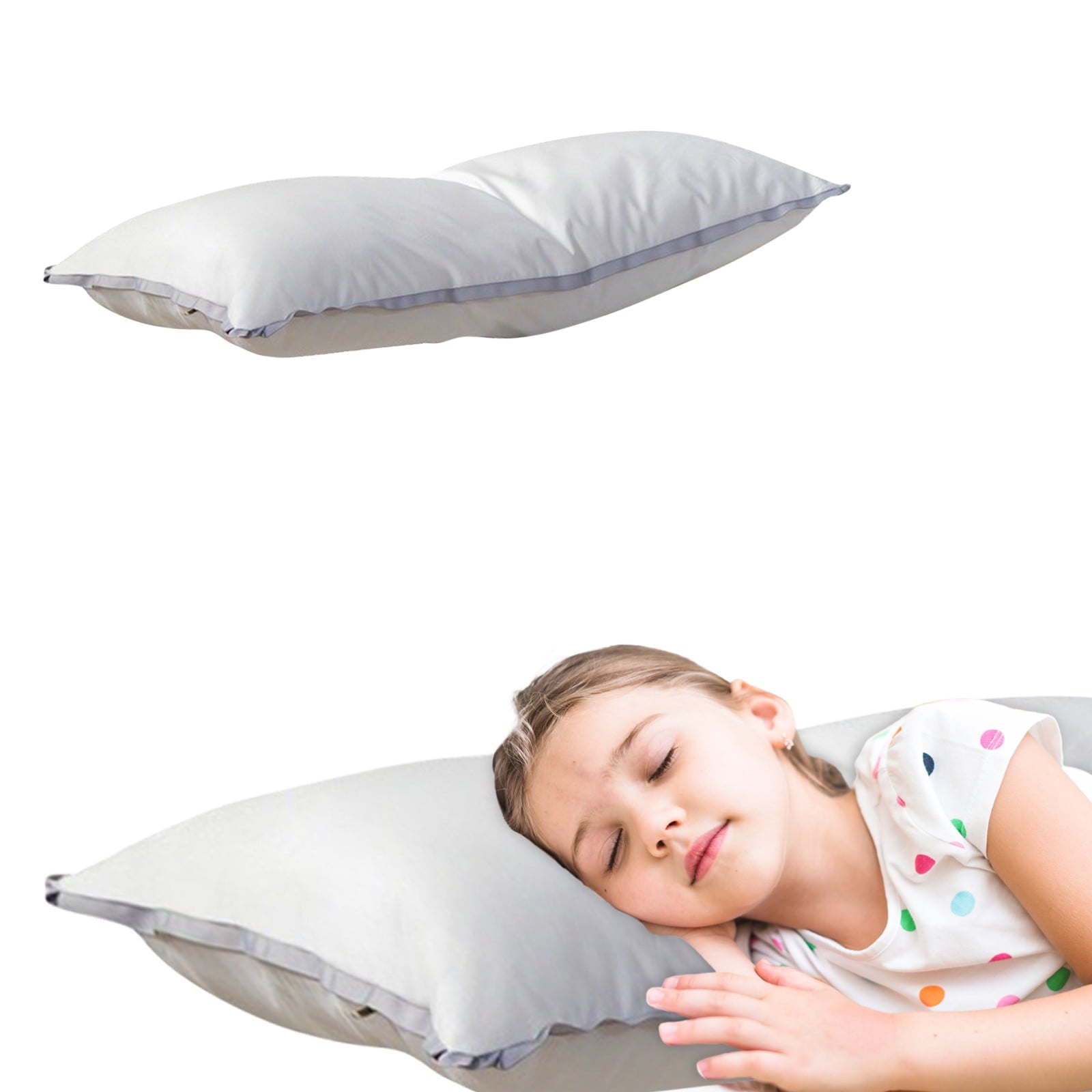 Hotel Collection Bed Pillows for Sleeping, Soft and Supportive Bed Pillow Hotel Collection Pillow, Comfortable Pillow for Side and Bac... - Ergonomic Memory Foam Pillow for Neck Pain Support Detail