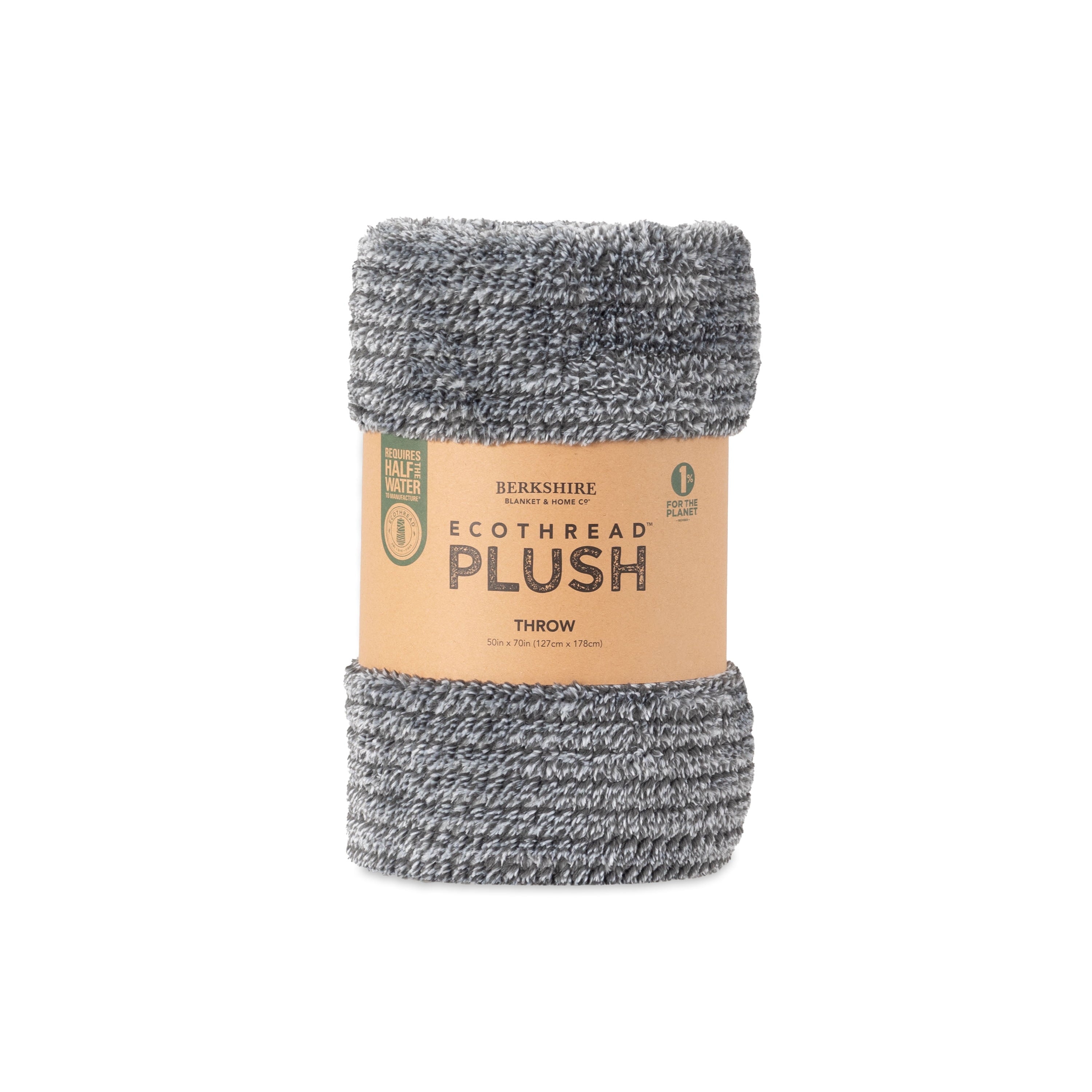 Cozy Fleece Plush Textured Heathered Soft Oversized Throw Blanket, Gray - Cozy Fleece Throw Blanket for Couch & Bed Detail