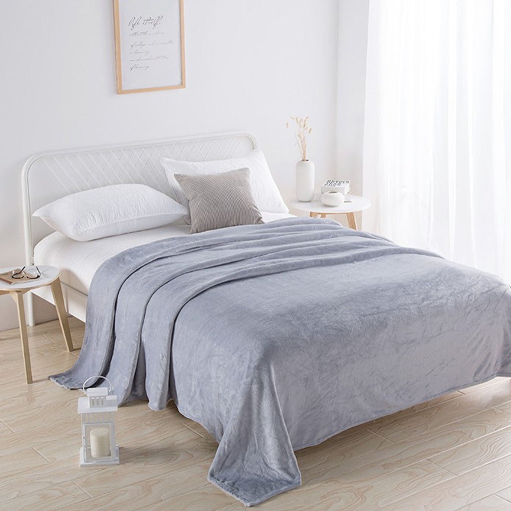 Super Soft Flannel Under $5 Flannel Blanket 27.56X39.37 Inches Blanket Soft Cozy Throw Blanket for Couch, Bed, Household Blanket for All... - Lightweight Plush Warm Blanket for All Seasons Detail