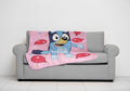 Super Soft Flannel Balloon Party 46" x 60" Throw Blanket, Kids, Pink, Microfiber - Cozy Fleece Throw Blanket for Couch & Bed - Default Title