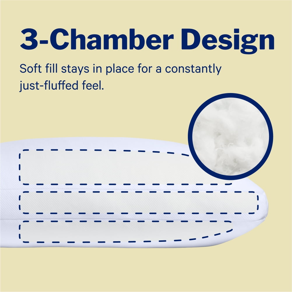 Decorative Plump Sleep Essential Cooling Pillow, Standard - Decorative Throw Pillow Cushion for Sofa & Bed Detail