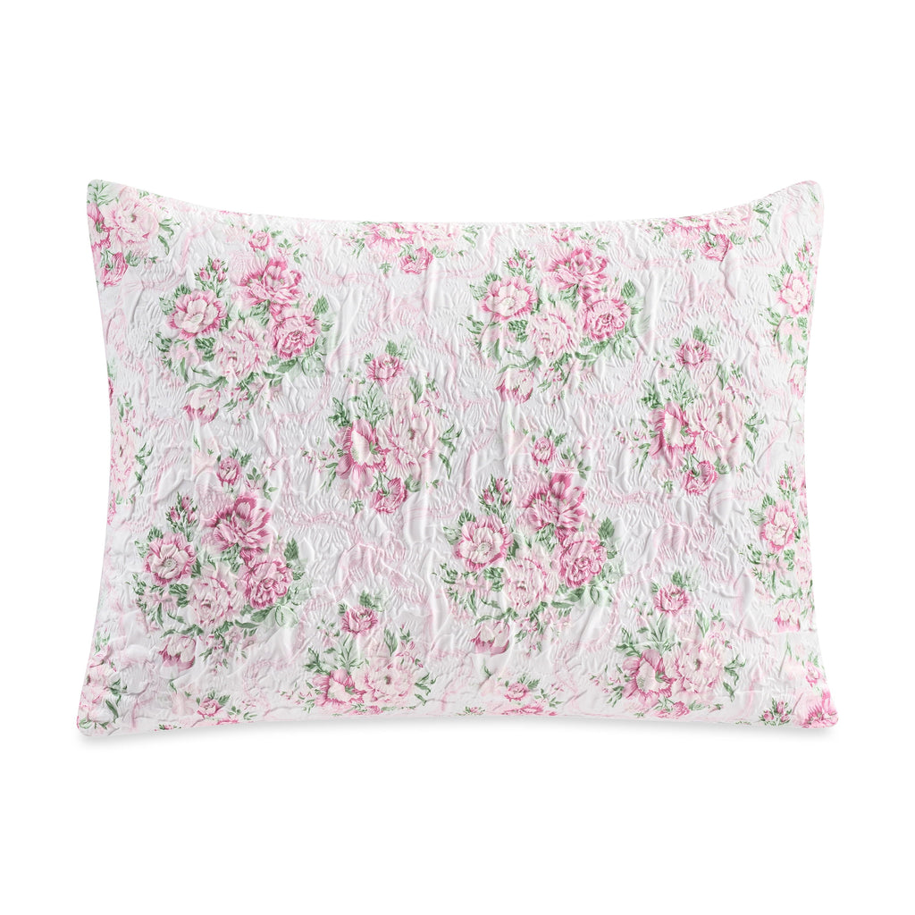 All-Season 2-Piece Coquette Floral Pink Comforter Set, Twin/Twin XL - Hypoallergenic Ultra-Fluffy Quilt for Winter Detail