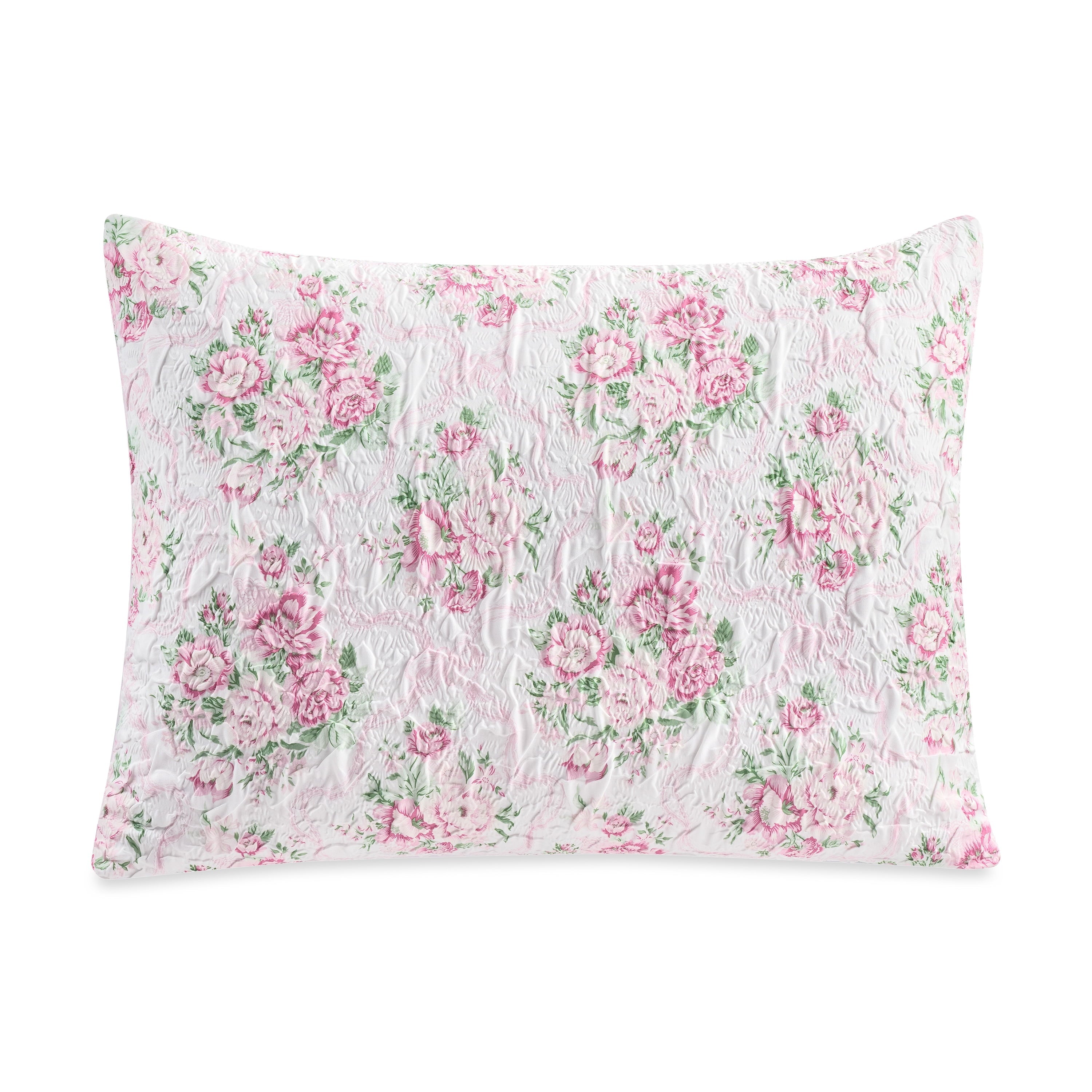 All-Season 2-Piece Coquette Floral Pink Comforter Set, Twin/Twin XL - Hypoallergenic Ultra-Fluffy Quilt for Winter Detail