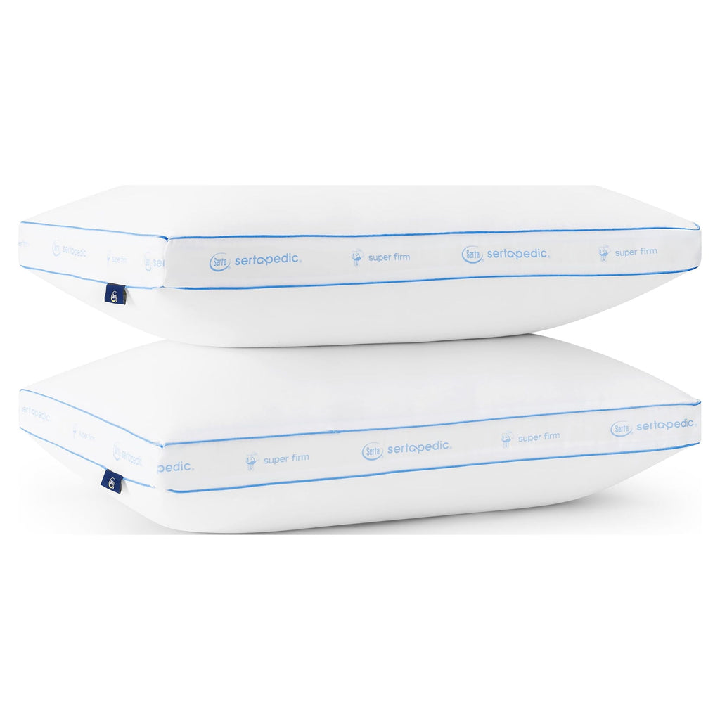 Fluffy Shredded Extra Firm Pillow, Standard/Queen, 2 Pack, Hypoallergenic - Hotel Quality Plush Sleeping Pillows Detail