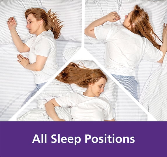 Fluffy Shredded Comfort Complete Bed Pillow, Standard/Queen, White- All Positions Antimicrobial - Hotel Quality Plush Sleeping Pillows Detail