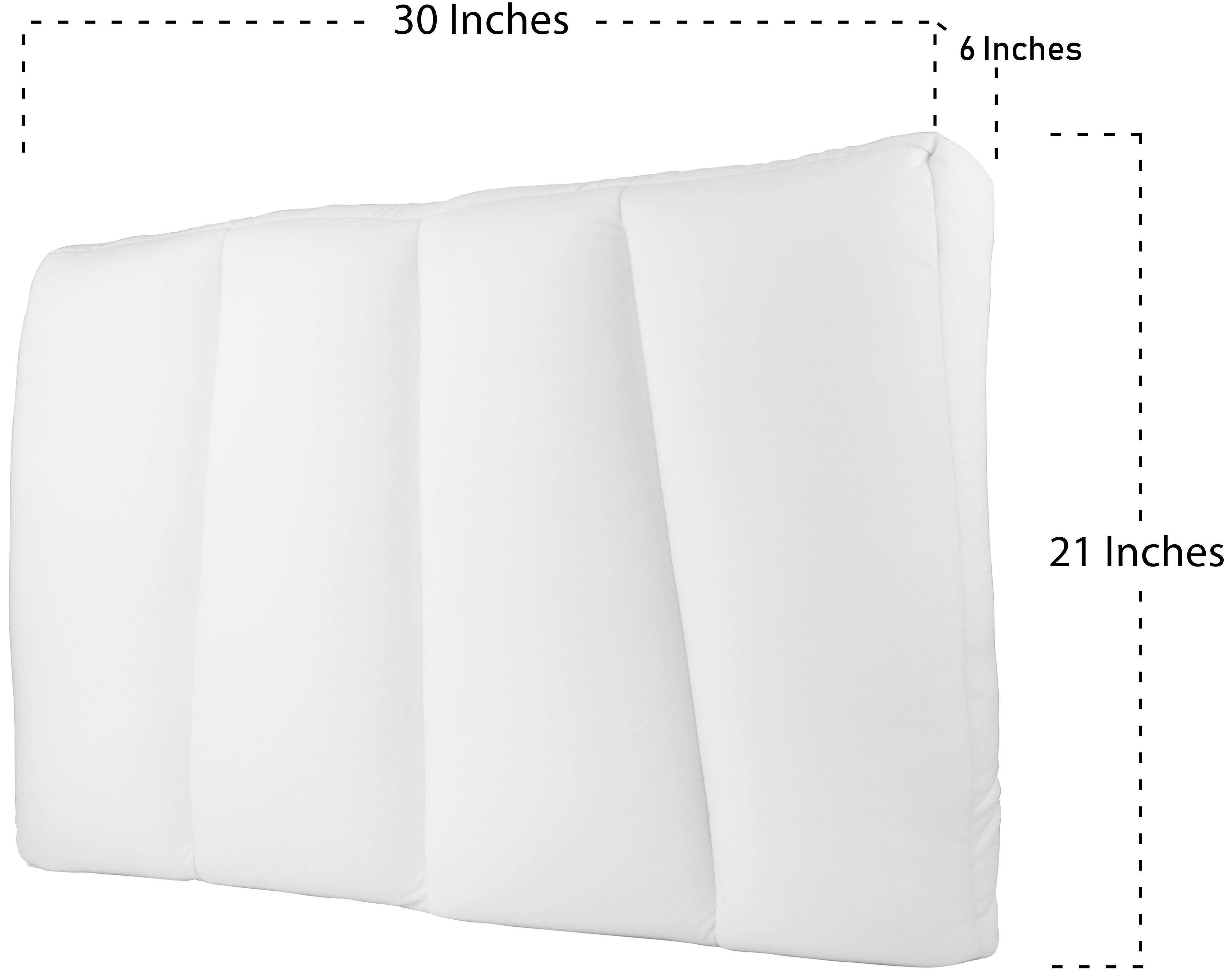 Hotel Collection Microbead Cloud Pillow Bed, X-Large, White - Orthopedic Shredded Foam Bed Pillow Set Detail