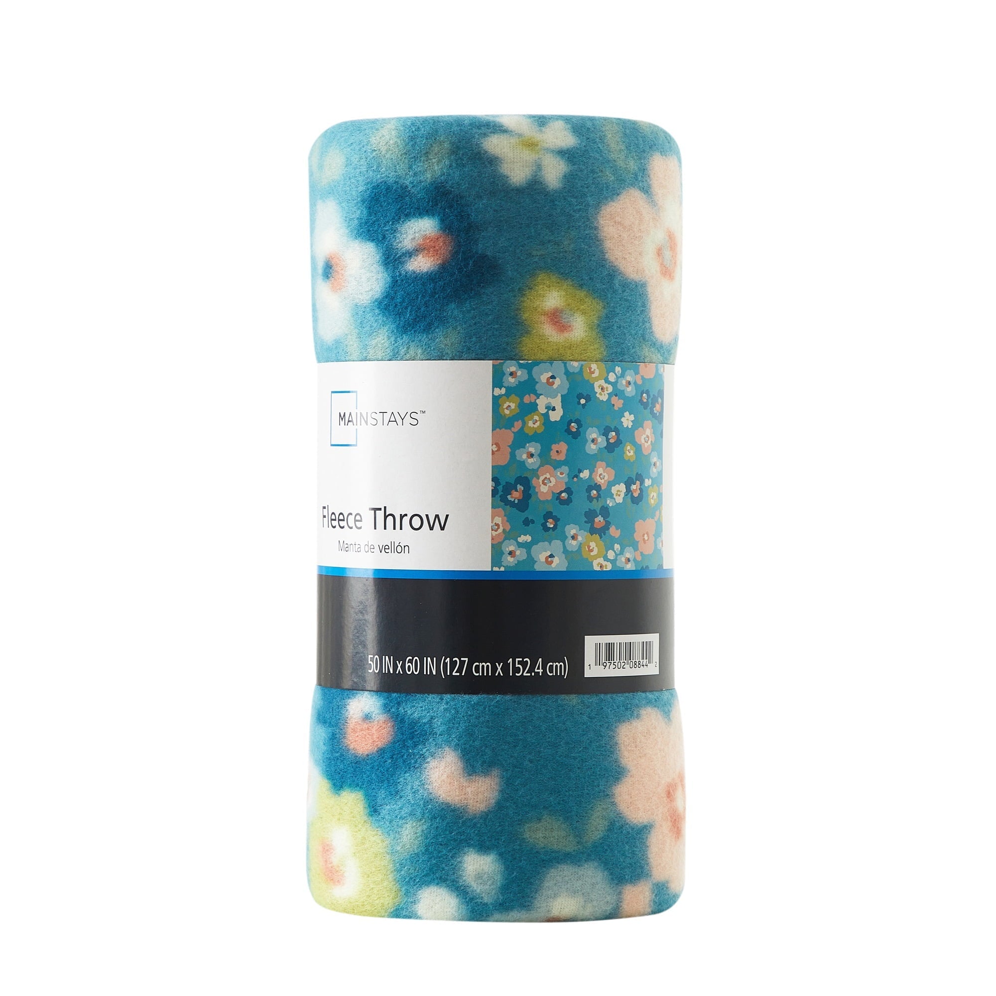 Super Soft Flannel Cozy Fleece Throw Blanket Delightful Floral 50" x 60", All Ages - Lightweight Plush Warm Blanket for All Seasons Detail