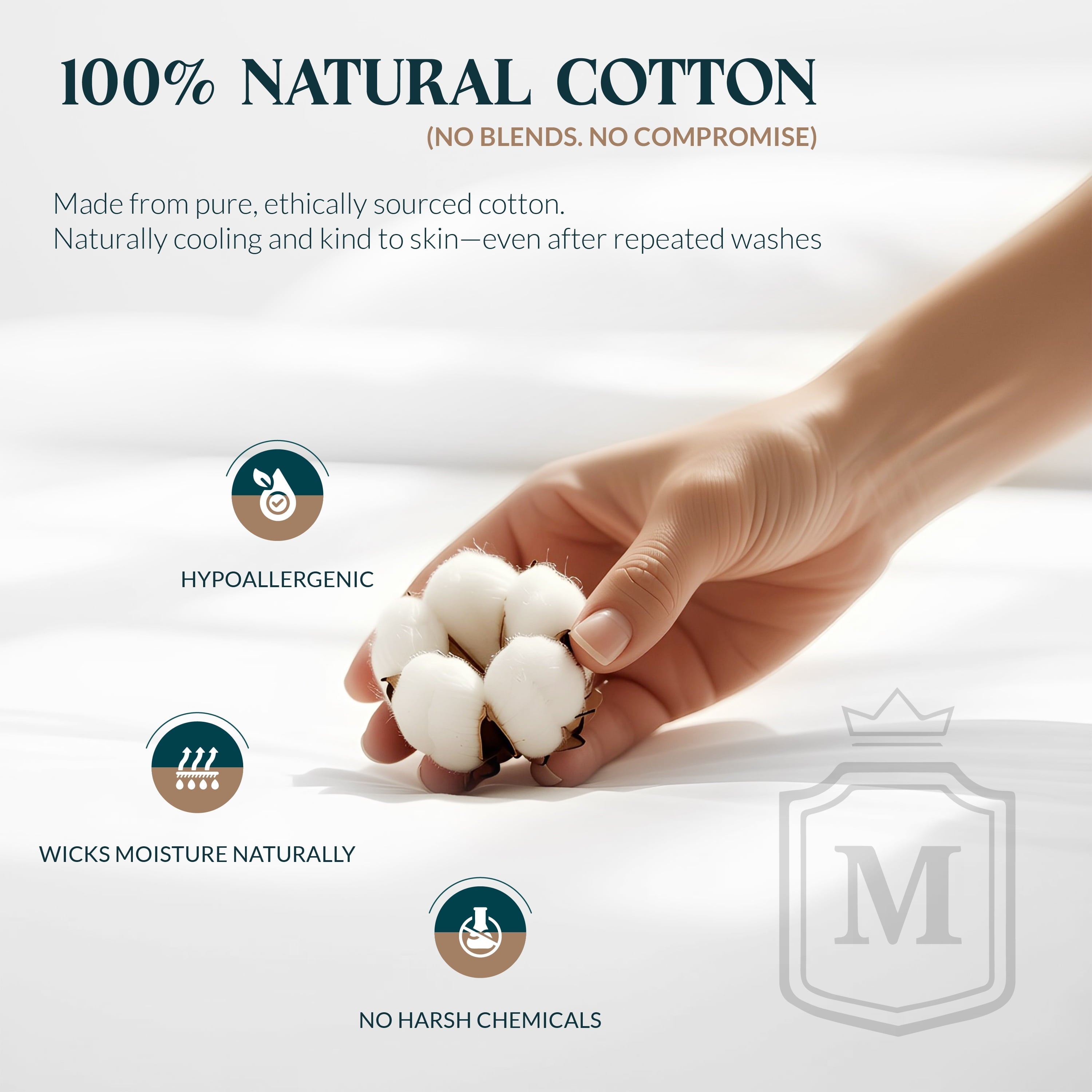 Wrinkle-Resistant 100% Cotton Sheets For Queen Size Bed - Luxury 400 Thread Count Queen Sheet Set, 4 Piece Sateen Weave Queen White Cot... - Cooling Hotel Quality Bedding Sheets and Pillowcases Detail