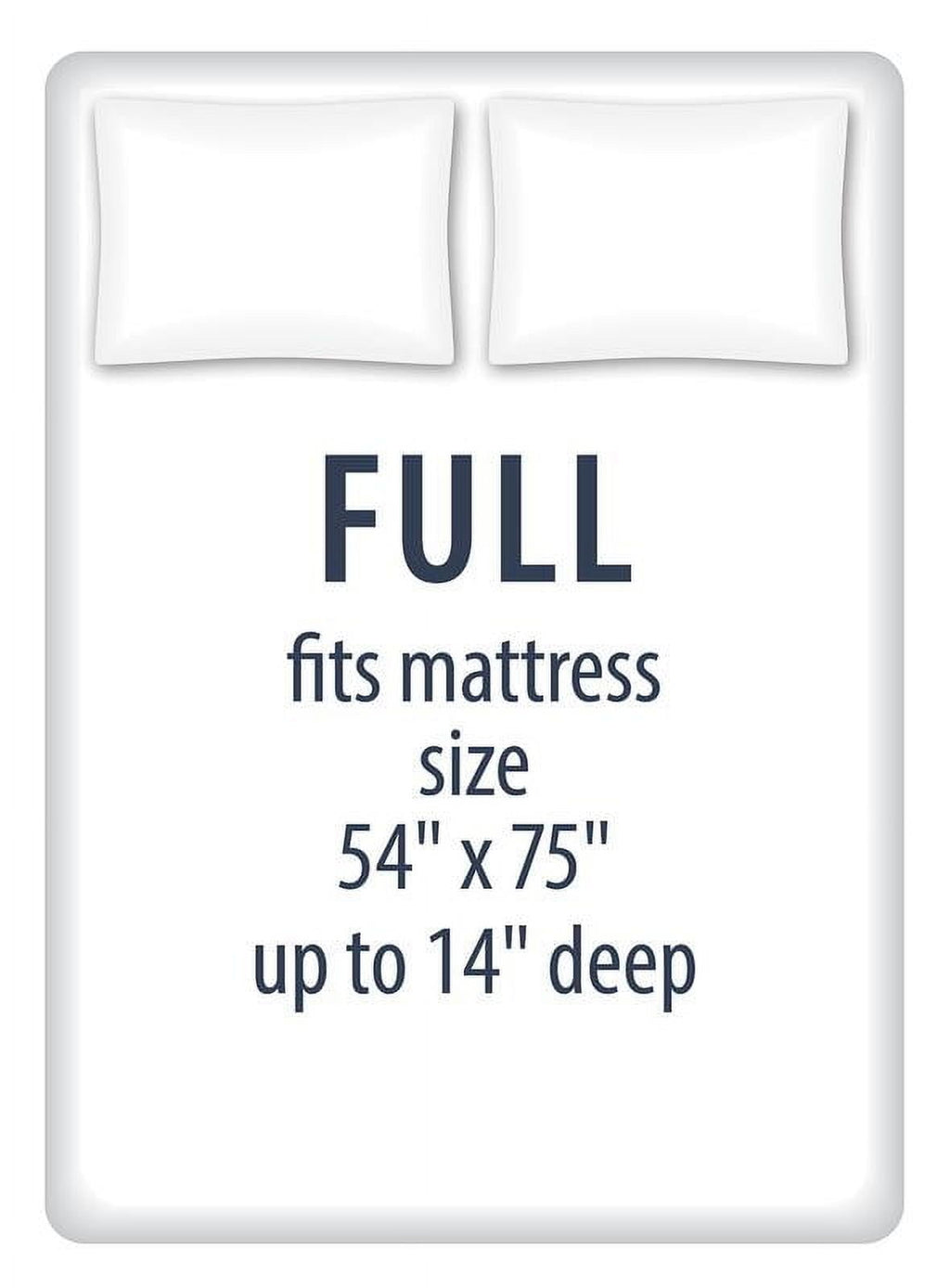 Ultra-Soft Kids Soft Microfiber Sheet Set, Navy Blue Stars, Full, 4 Pieces, Easy Care - Premium Ultra-Soft Pillowcase Pair for Sleeping Detail