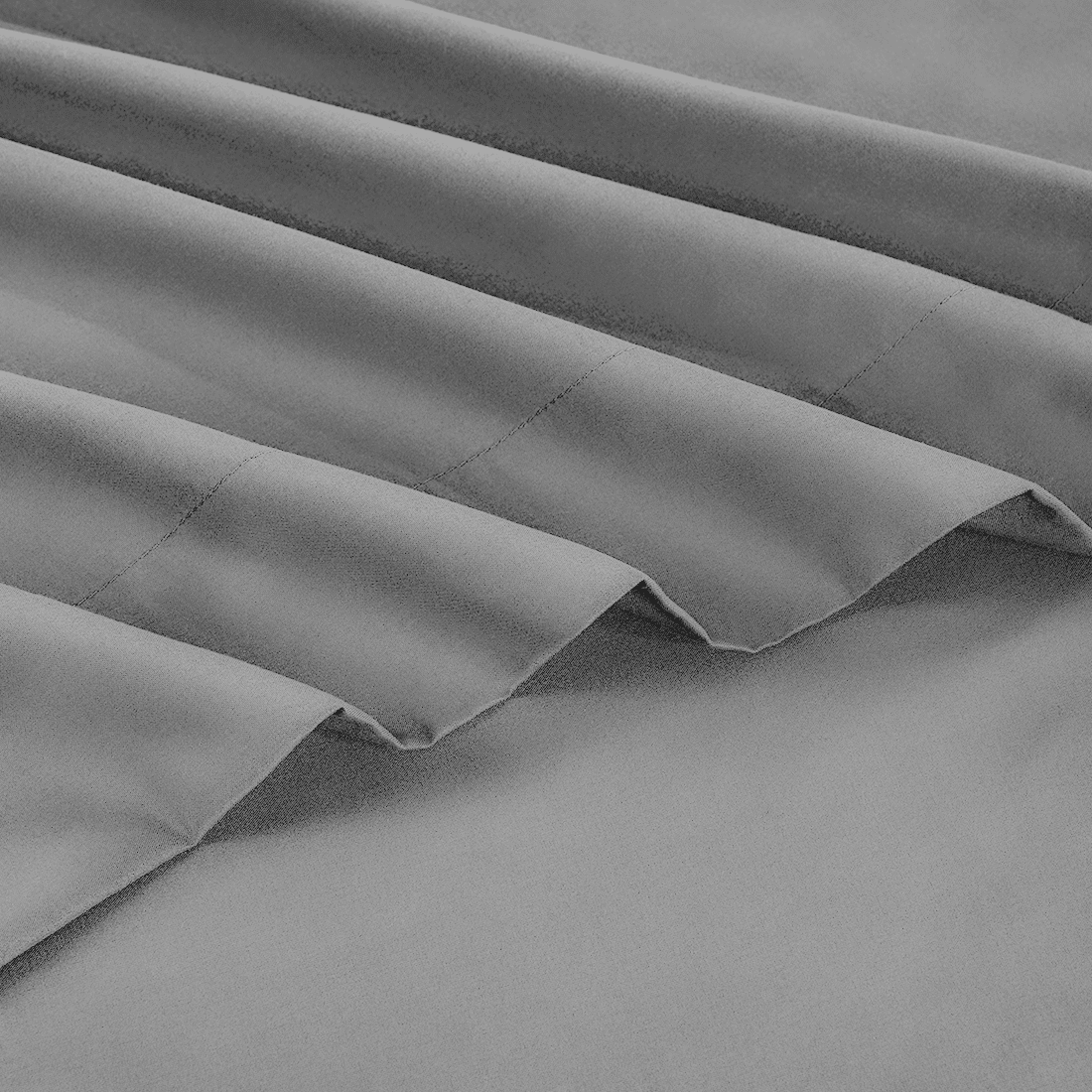 Cooling Sateen Full Size Bed Sheets, 4 Piece Sheets 14” Deep Pocket Sheet & Pillowcase Sets Soft Microfiber Luxury Bedding Fitted Sh... - Luxury Bed Sheet Set with Deep Pockets Detail