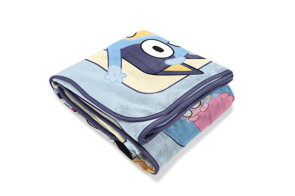 Cozy Fleece BBC & Friends 40x50 Throw Blanket - Luxury Knitted Decorative Throw Blanket with Fringes Detail
