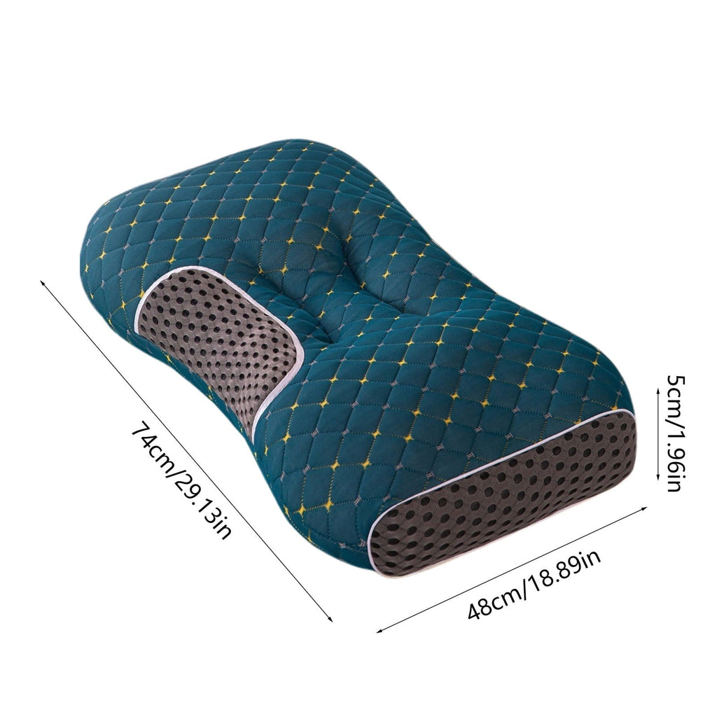 Orthopedic Support 2-Pack Orthopedic Cervical Pillows For Deep Sleep Support - Non-Collapsing Memory Foam Pillow With Neck Pain Relief, ... - Hotel Quality Plush Sleeping Pillows Detail