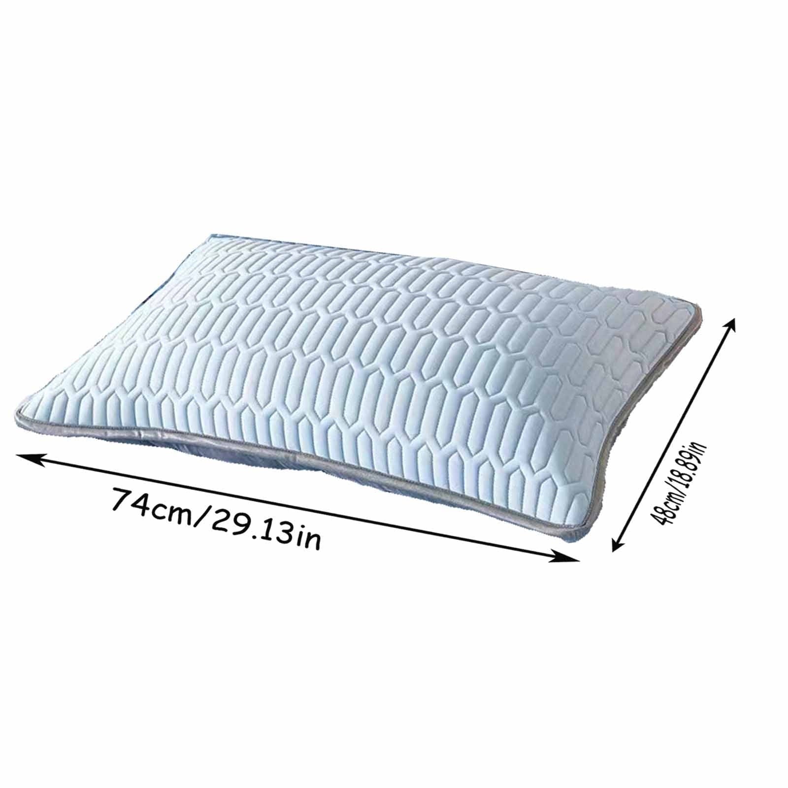 Ergonomic Memory Foam Cover, Shredded Memory Foam s, Gel Infused Cool s, Adjustable s for Sleeping, Breathable King s, Washable Removable B... - Decorative Throw Pillow Cushion for Sofa & Bed Detail