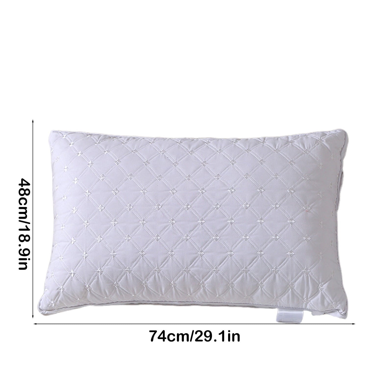 Ergonomic Memory Foam Hotel Grade Extra Soft Pillows Queen Size Set of 2 Supportive Bed Pillow for Back Side and Stomach Sleepers, Breathab... - Orthopedic Shredded Foam Bed Pillow Set Detail