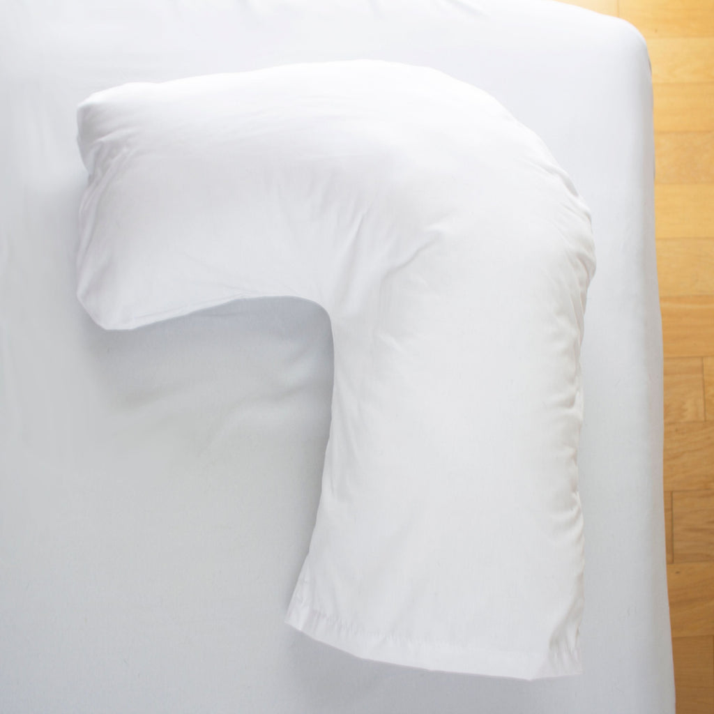 Orthopedic Support Hugg-A-Pillow 17" x 22" Bed Pillow White 554-7915-1900 - Hotel Quality Plush Sleeping Pillows Detail