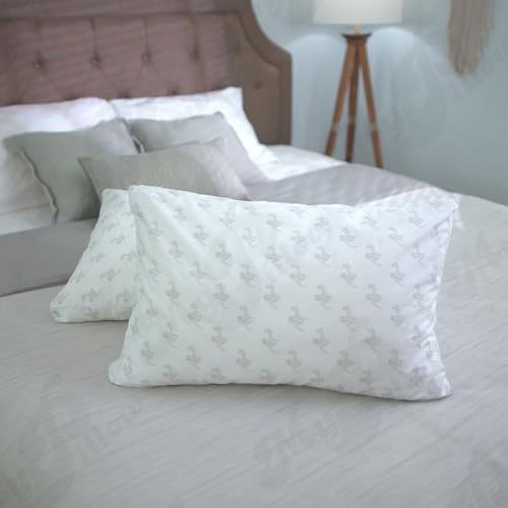 Ergonomic Memory Foam Bedding Bed Pillows for Sleeping Standard Size, Set of 2, Back, Stomach or Side Sleepers - Classic Pillow (Standard, ... - Ergonomic Memory Foam Pillow for Neck Pain Support Detail