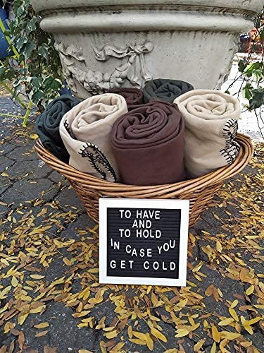 Decorative Knitted Single Solid Color Hypoallergenic 60”L x 50”W Fleece Throw Blanket for Fall, Winter, Spring, Summer, Men, Women, Chil... - Luxury Knitted Decorative Throw Blanket with Fringes Detail