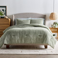 Heavyweight Warmth King, Comforter Set with Shams - Soft and Cozy, Green - All-Season Down Alternative Comforter Insert - Default Title
