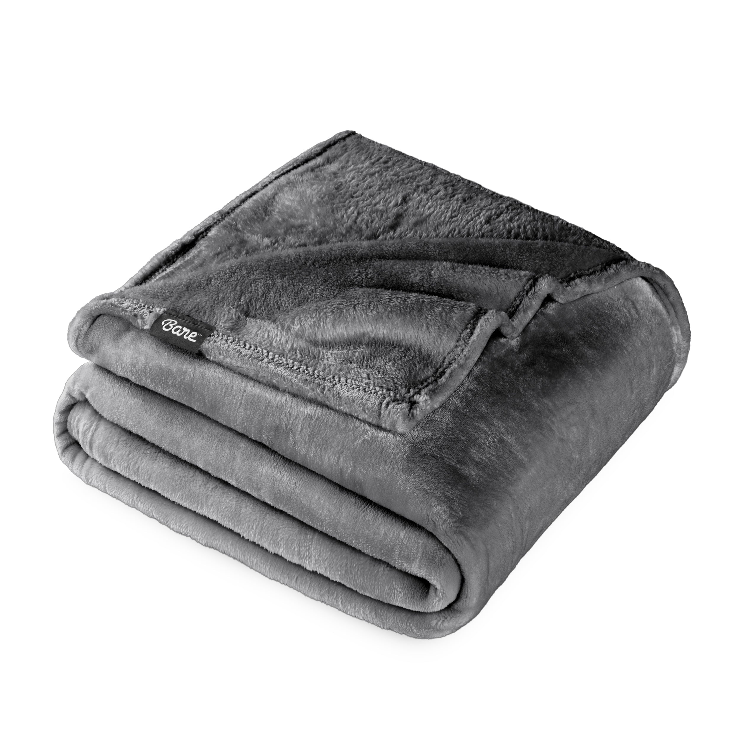 Super Soft Flannel Microplush Fleece Blanket - 300 GSM - Fuzzy Microfleece - Soft & Plush - Full/Queen, Gray - Cozy Fleece Throw Blanket for Couch & Bed - Default Title