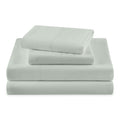 Premium Egyptian Cotton Solid 4-Piece 100% Cotton Washed Percale Sage Green Sheet Set, Full - Premium Ultra-Soft Pillowcase Pair for Sleeping - Default Title