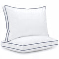 Orthopedic Support for Queen Size 2 Pack, Duck Feather and Shredded Memory Foam Soft Luxury Hotel Collection - Hotel Quality Plush Sleeping Pillows - Default Title