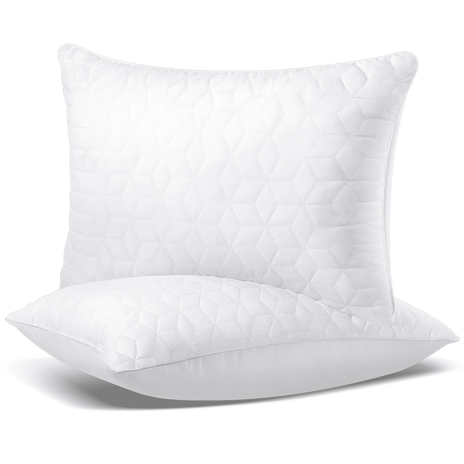 Fluffy Shredded Bed Pillows Queen Size Set of 2, Hotel Gusseted Pillows for Sleeping, Alternative to Down Pillows, Soft Supportive & ... - Hotel Quality Plush Sleeping Pillows - Default Title