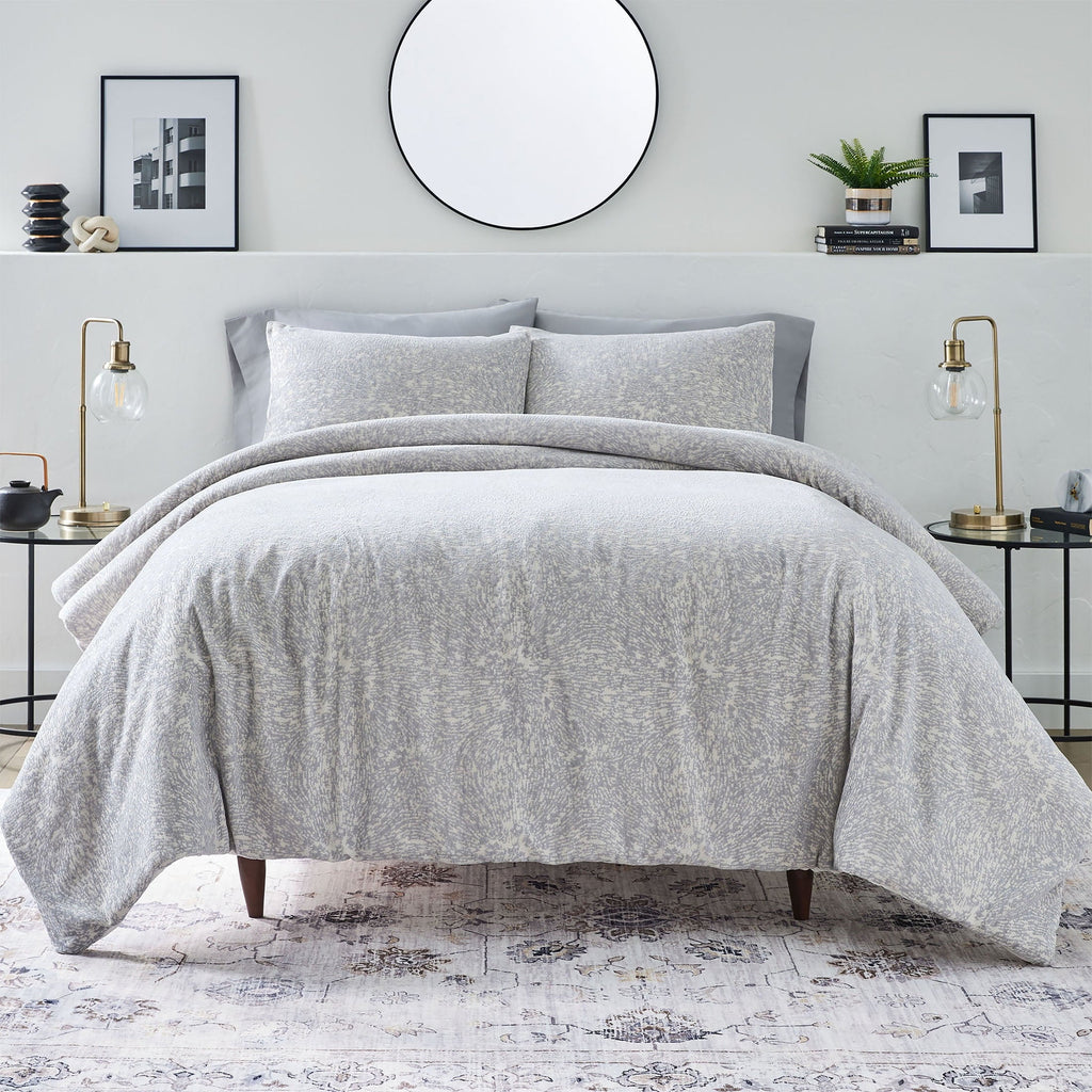 Heavyweight Warmth Better Homes & Garden Grey Chenille 3-Piece Comforter Set, Full/Queen, All Ages - Luxurious Quilted Duvet Cover Set - Default Title