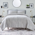 Heavyweight Warmth Better Homes & Garden Grey Chenille 3-Piece Comforter Set, Full/Queen, All Ages - Luxurious Quilted Duvet Cover Set - Default Title
