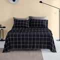 Cooling Sateen Full Bed Sheet Set, 4 Pieces Breathable & Super Soft, Easy Care Printed Microfiber with Deep Pocket & Envelope Closur... - Luxury Bed Sheet Set with Deep Pockets - Default Title