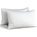 Fluffy Shredded Shredded Memory Foam Pillows for Sleeping, Bed Pillows Queen Size Set of 2 Pack Adjustable for Side and Back Sleeper ... - Orthopedic Shredded Foam Bed Pillow Set - Default Title