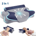 Hotel Collection Cooling Bed Pillow for Neck & Shoulder Pain Relief, Cervical Support Comfort Pillow for Side Back Stomach Sleeper, Er... - Orthopedic Shredded Foam Bed Pillow Set - Default Title