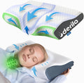 Ergonomic Memory Foam | Cervical Memory Foam Bed Pillow Standard | Neck, Shoulder Pain Relief | Improves Sleeping - Hotel Quality Plush Sleeping Pillows - Default Title