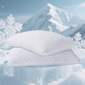 Ergonomic Memory Foam 2-Pack Adjustable Cooling Bed Pillows, Shredded Memory Foam Pillows Set of 2, Standard Queen, Dual Sides - Decorative Throw Pillow Cushion for Sofa & Bed - Default Title