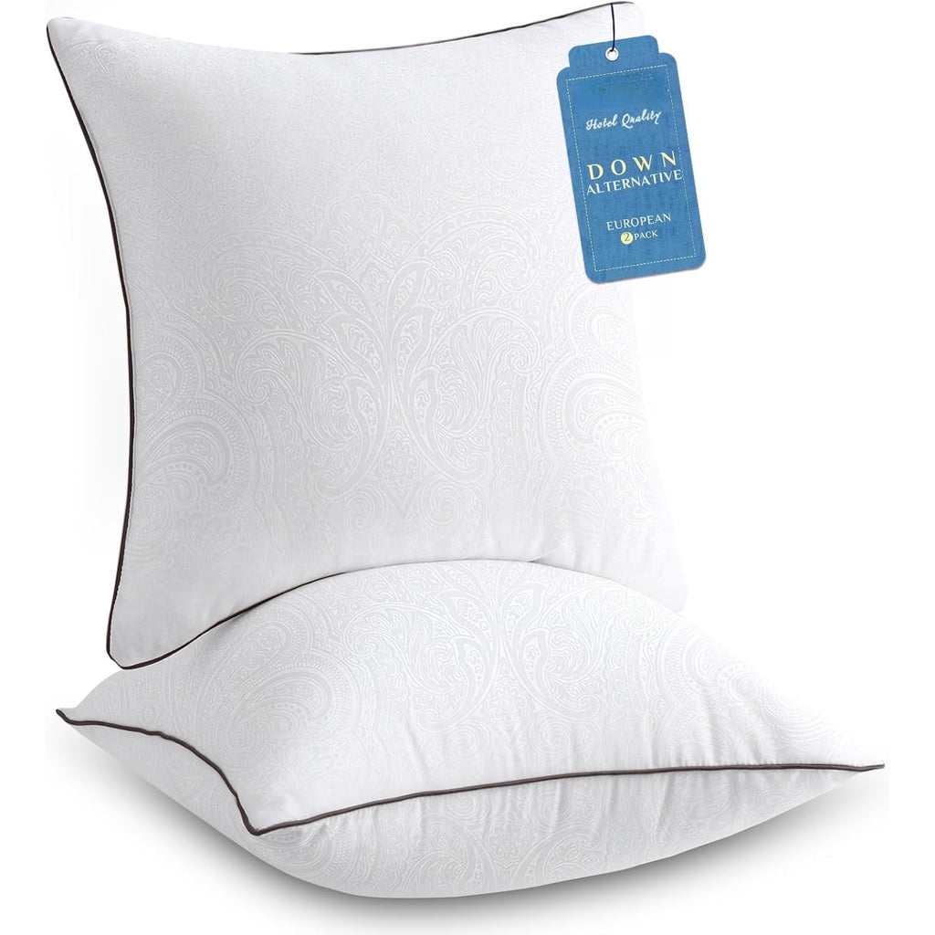 Fluffy Shredded for Sleeping, Soft and Supportive Throw for Couch, Bed and Sofa, Down Alternative Pillow, 26x26 Inches - Hotel Quality Plush Sleeping Pillows - Default Title