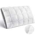 Fluffy Shredded Hotel Cervical Pillow for Sleeping – Ergonomic Contour Neck Support Bed Pillow, Fluffy and Supportive for Side, Back ... - Decorative Throw Pillow Cushion for Sofa & Bed - Default Title