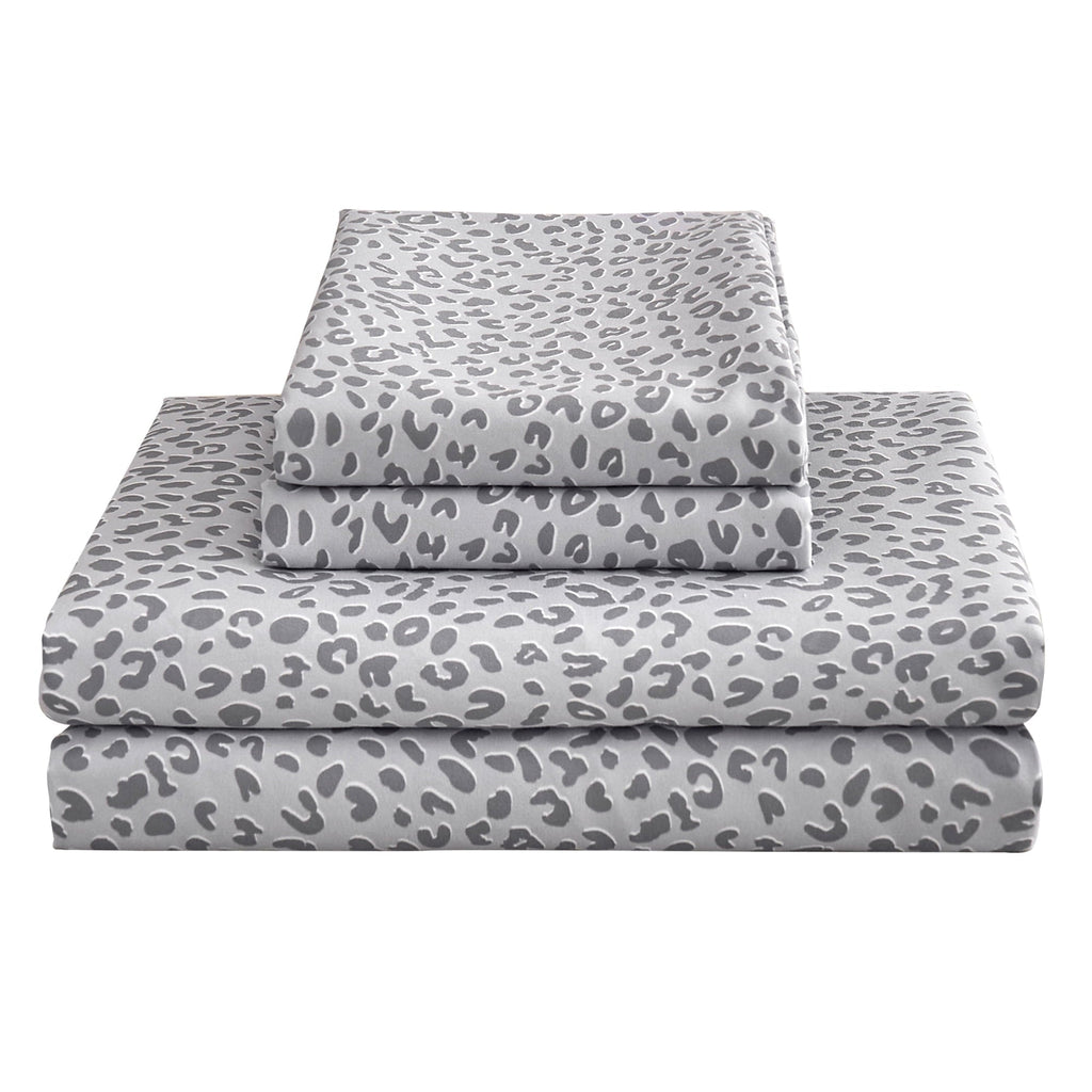 Ultra-Soft Floral King Sheets, Soft Breathable Microfiber Printed Bed Sheet Set, Deep Pocket Non-Slip Fitted Sheet Included - Luxury Bed Sheet Set with Deep Pockets - Default Title