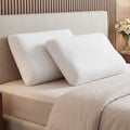 Orthopedic Support Memory Foam Pillow for Sleeping, Gel Cooling Bed Pillow with Breathable Mesh and Washable Cover for Back and Side Sle... - Orthopedic Shredded Foam Bed Pillow Set - Default Title