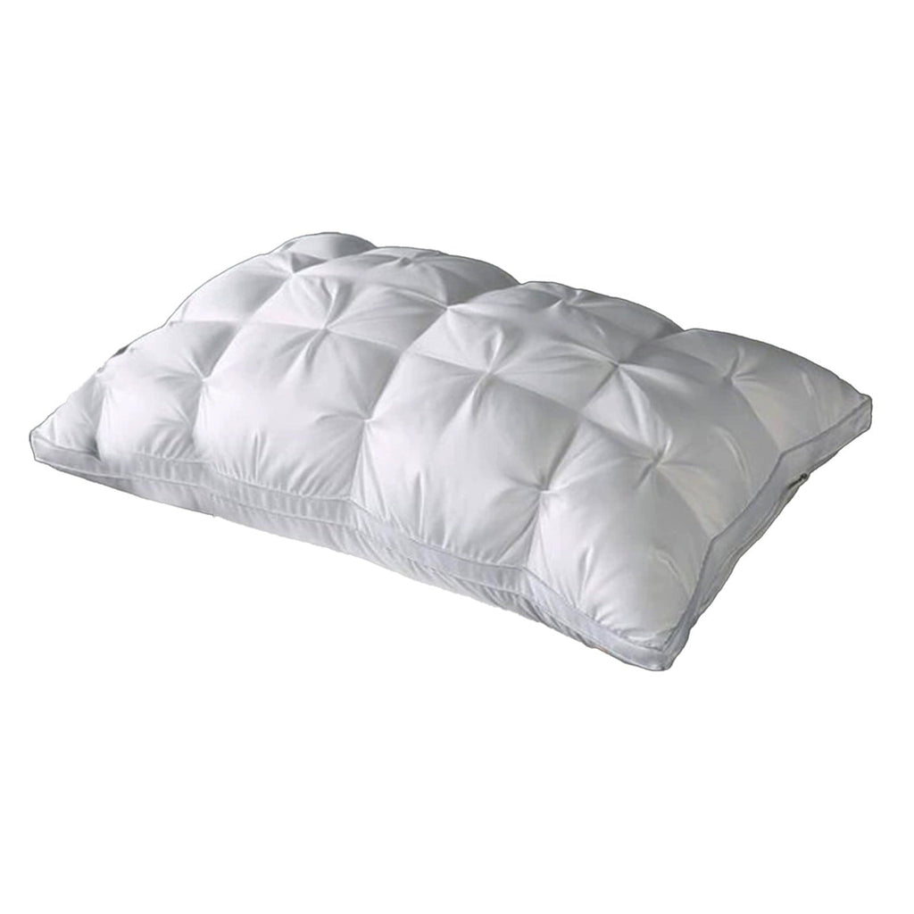 Decorative Plump Goose Down Pillow and Feather Pillows for Neck/Back/Side Sleepers, Premium Soft Down Fill Standard Size Pillow for Sl... - Ergonomic Memory Foam Pillow for Neck Pain Support - Default Title