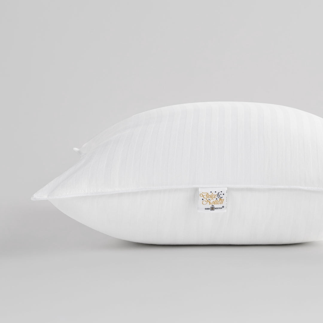 Ergonomic Memory Foam Dolce Notte II Stomach, Side and Back Sleeper Bed Pillow for Sleeping | Hotel and Resort Quality | Hypoallergenic, Do... - Orthopedic Shredded Foam Bed Pillow Set - Default Title