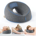 Orthopedic Support Face Down Pillow Massage Headrest for Bed, Memory Foam Pillow Face Cradle Support for Stomach Sleepers, Eye Post-Surg... - Orthopedic Shredded Foam Bed Pillow Set - Default Title