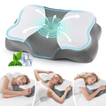Hotel Collection Memory Foam Cervical Pillow for Sleeping Support - Orthopedic Bed Pillow for Neck, Shoulder Pain Relief, Adults, Side... - Orthopedic Shredded Foam Bed Pillow Set - Default Title