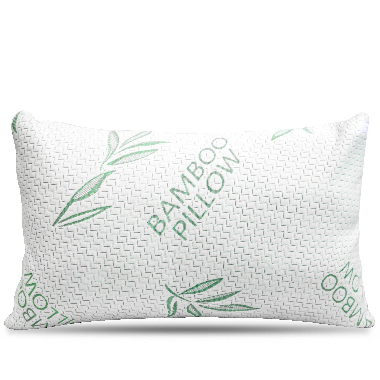 Ergonomic Memory Foam King Size Bamboo Pillow, Memory Foam Bed Pillows with Washable Pillowcases, King - Hotel Quality Plush Sleeping Pillows - Default Title