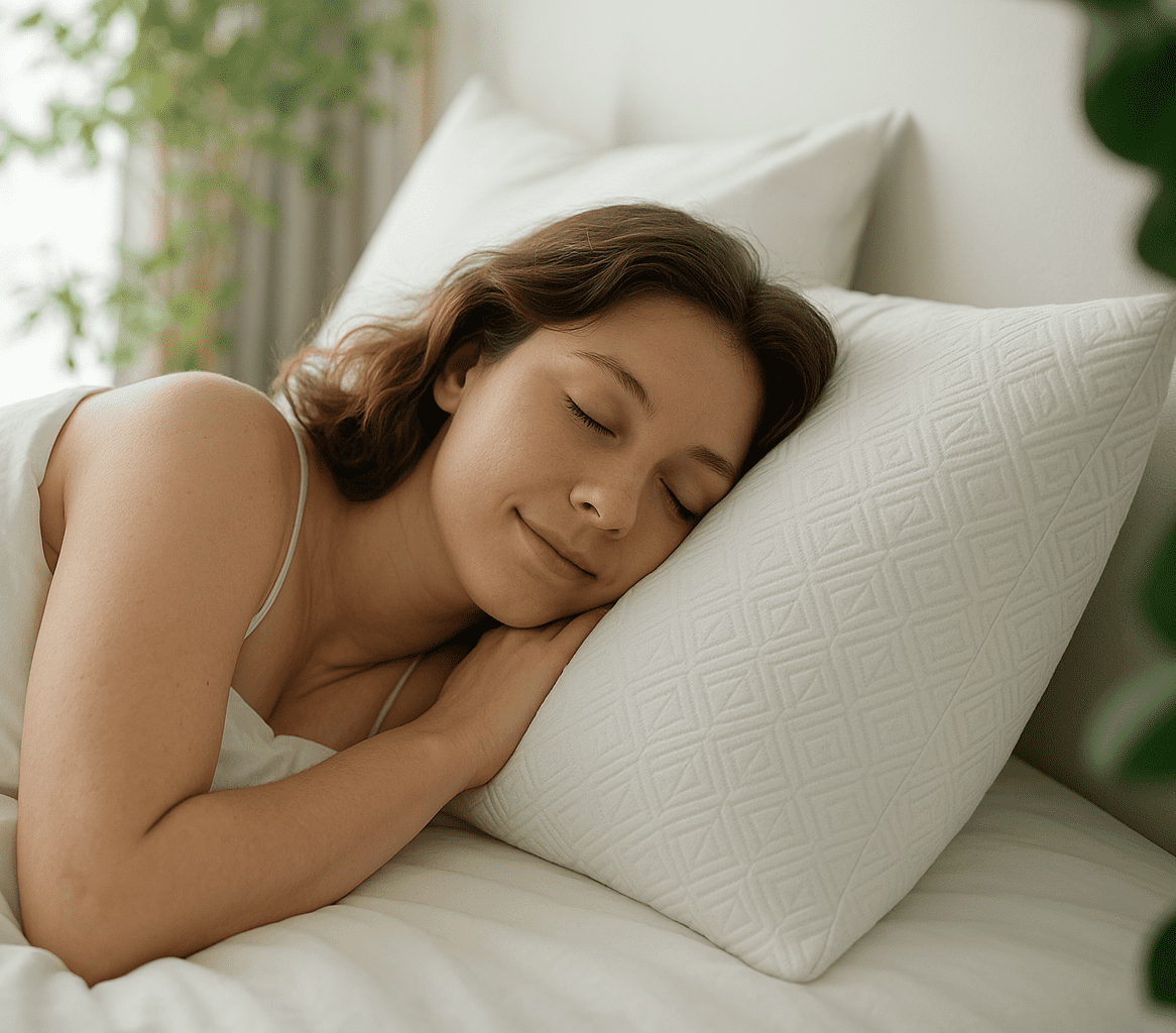 Ergonomic Memory Foam King Size Bamboo Pillow, Memory Foam Bed Pillows with Washable Pillowcases, King - Decorative Throw Pillow Cushion for Sofa & Bed - Default Title