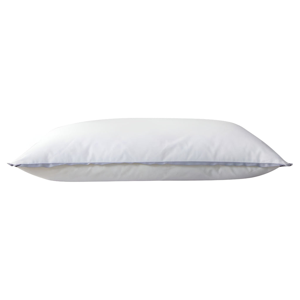 Decorative Plump Flat Soft Thin Pillows Queen Size Bed Pillow Hotel Pillows with Down Alternative Fill for Side Back Stomach Sleepers,... - Orthopedic Shredded Foam Bed Pillow Set - Default Title