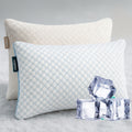 Hotel Collection Cooling Pillows for Bed, Memory Foam Bed Pillow, Queen Pillows 20” X 28”, 2 Pack - Decorative Throw Pillow Cushion for Sofa & Bed - Default Title
