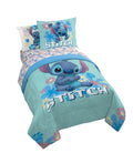 Fluffy Down Alternative Lilo and Stitch Sweet Stitch 5 Piece Twin Size Kids Comforter Set with Sham - Super Soft Bed Set for Kids - All-Season Down Alternative Comforter Insert - Default Title