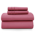 Premium Egyptian Cotton Size Sheet Set, 4-Piece Plain Soft Microfiber – Deep Pocket Bed Sheets, Includes 1 Fitted Sheet, 1 Flat Sheet, 2 Pill... - Luxury Bed Sheet Set with Deep Pockets - Default Title