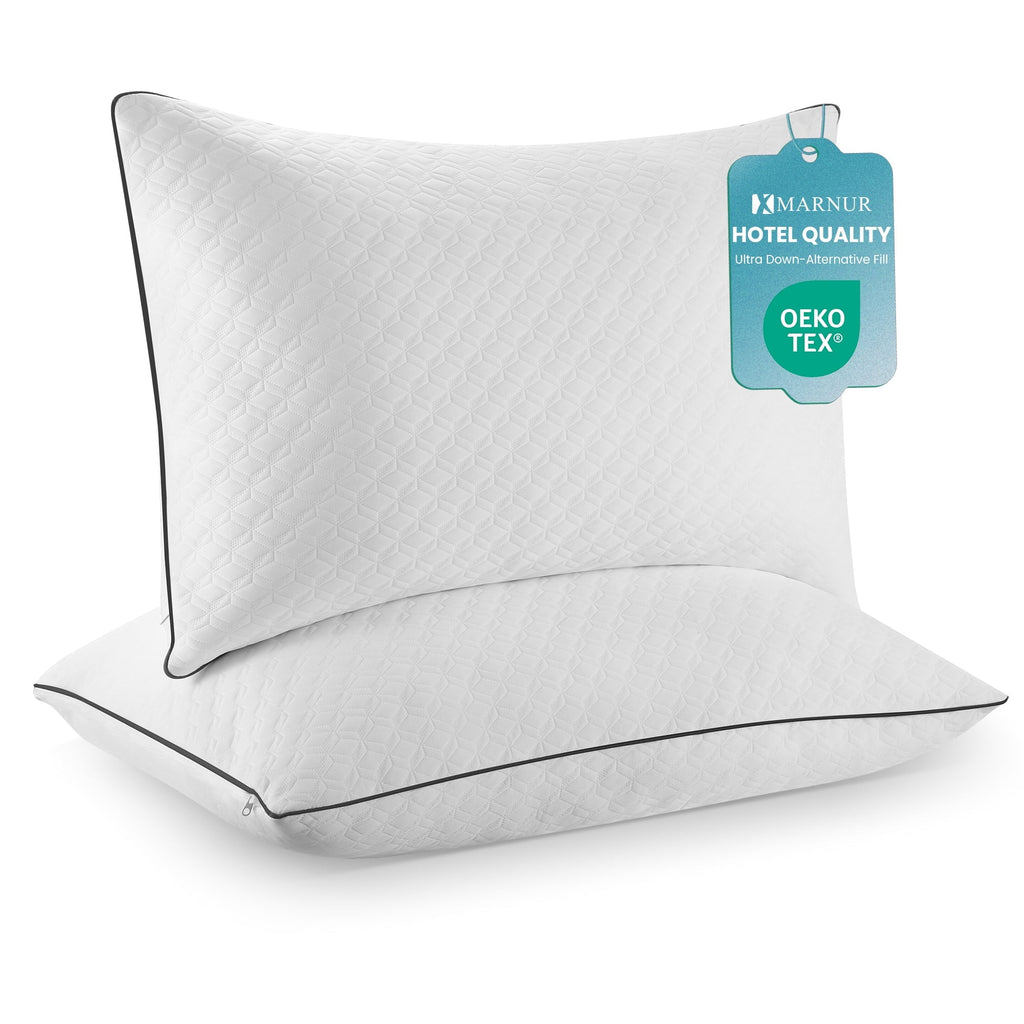 Hotel Collection Bed Pillows Hotel Collection Luxury Down Alternative Pillow for Beds 2 Pack, Medium Support for Side & Back Sleepers ... - Decorative Throw Pillow Cushion for Sofa & Bed - Default Title
